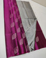 Gossamer Pink Soft Silk Saree With Mesmerising Blouse Piece