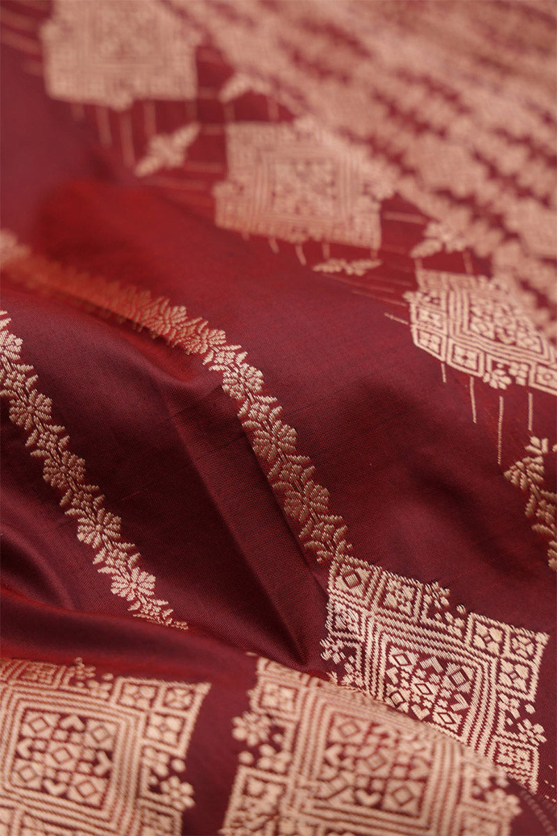 Refreshing Maroon Soft Silk Saree With Seraglio Blouse Piece