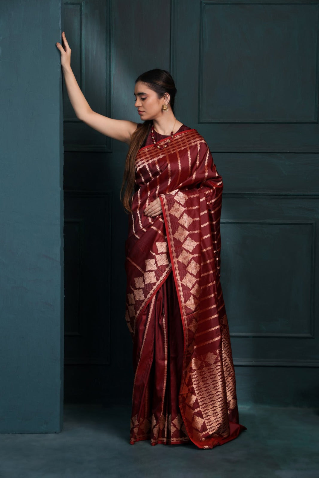 Refreshing Maroon Soft Silk Saree With Seraglio Blouse Piece