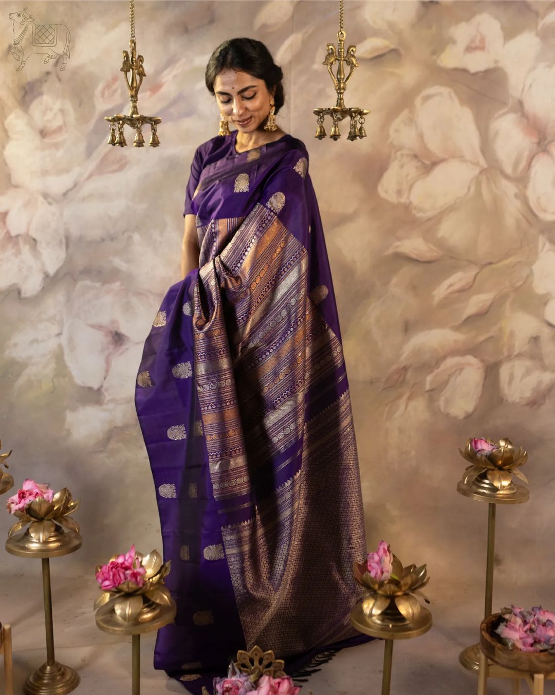 Pleasant Blue Soft Banarasi Silk Saree With Refreshingc Blouse Piece