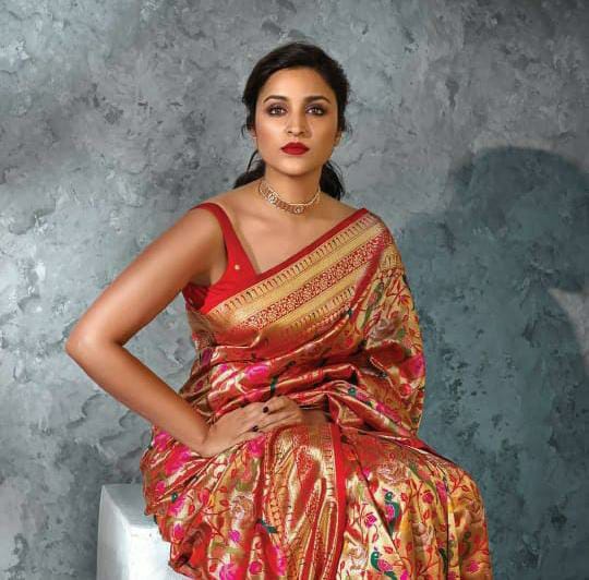 Fancifull Red Color Paithani Silk Saree With Ideal Blouse Piece