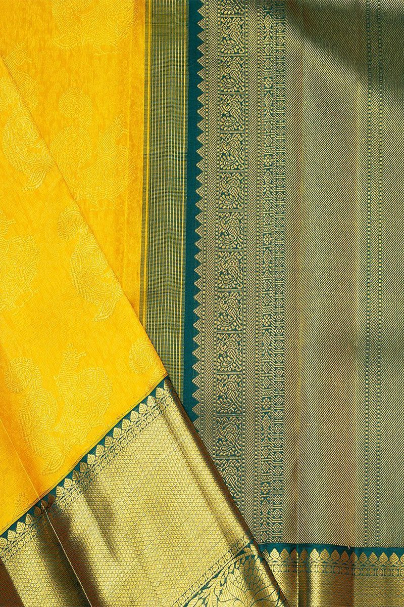 Mellifluous Yellow Color Soft Silk Saree With Blouse Piece